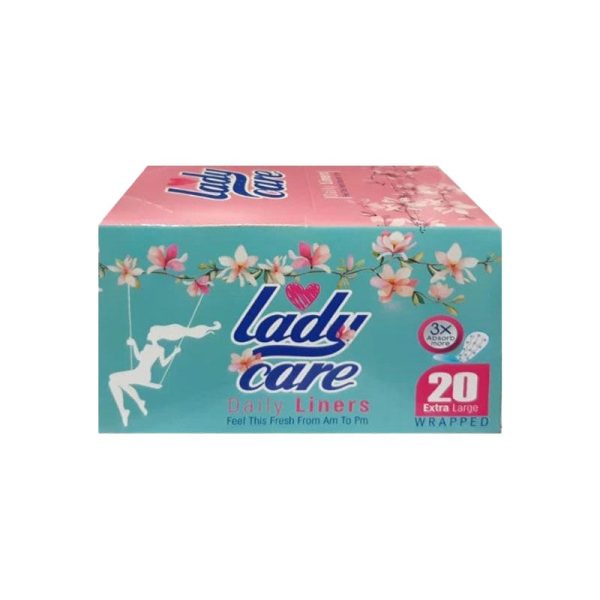 پد بهداشتی روزانه لیدی کر مدل Liners بسته 20 عددی