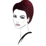 رنگ مو قرمز گیلاسی نچرال