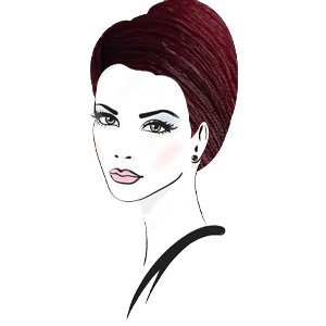 رنگ مو قرمز گیلاسی نچرال